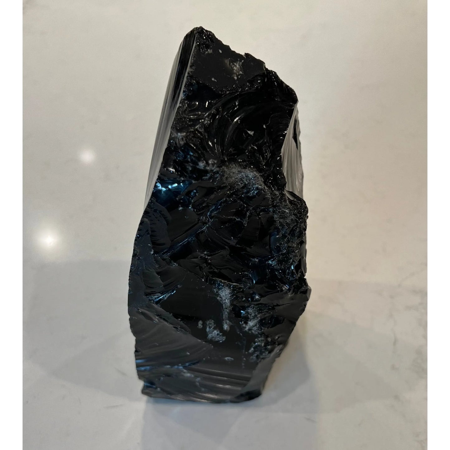Raw Black Obsidian